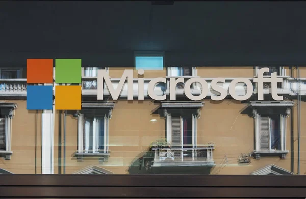 Sede Microsoft italiana a Milano — Foto Stock