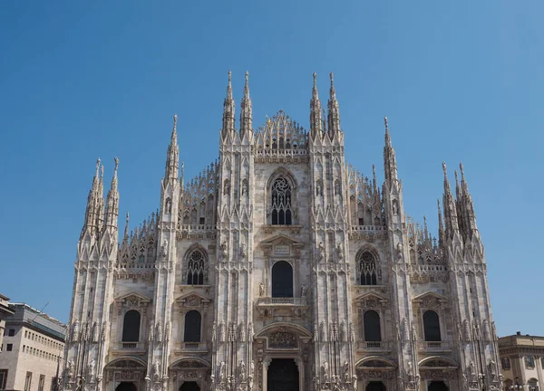 Duomo Milano Bedeutet Mailänder Kathedrale Kirche Mailand Italien — Stockfoto