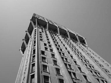 Torre Velasca Milano, siyah ve beyaz