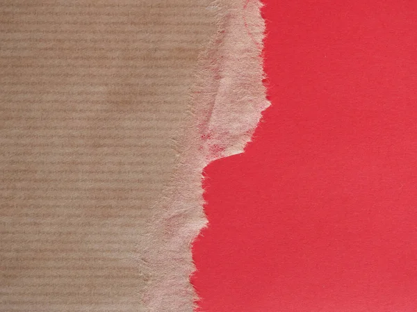 コピースペースのある茶色と赤の紙のテクスチャの背景 — ストック写真