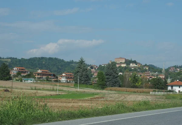 Pohled na město Pavarolo — Stock fotografie