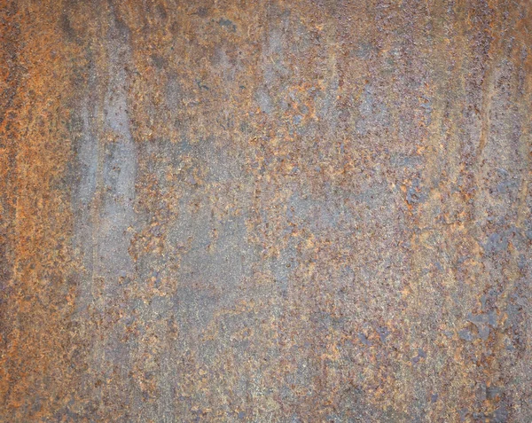 Bruin geroest staal textuur achtergrond — Stockfoto