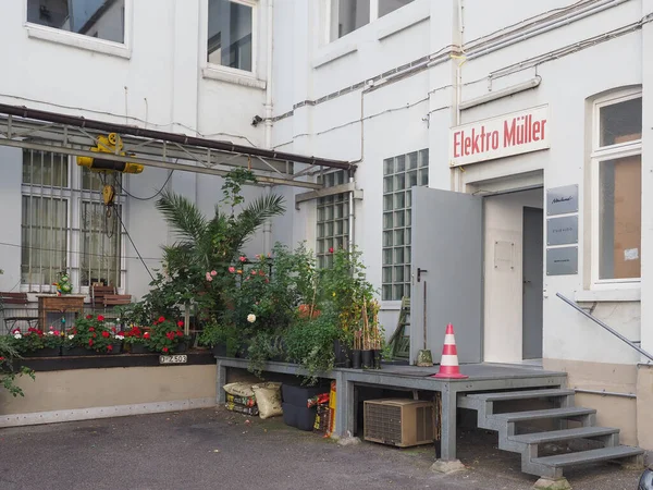 Former Kraftwerk Klingklang studio in Duesseldorf — 스톡 사진