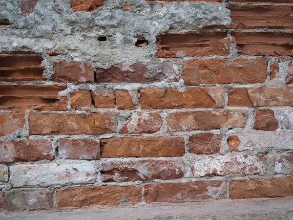 Rode baksteen muur achtergrond — Stockfoto