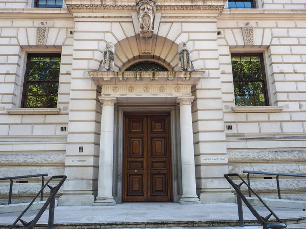 Ministerie van Financiën in Londen — Stockfoto