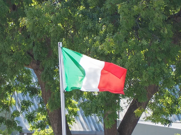 İtalya'nın İtalyan bayrağı — Stok fotoğraf