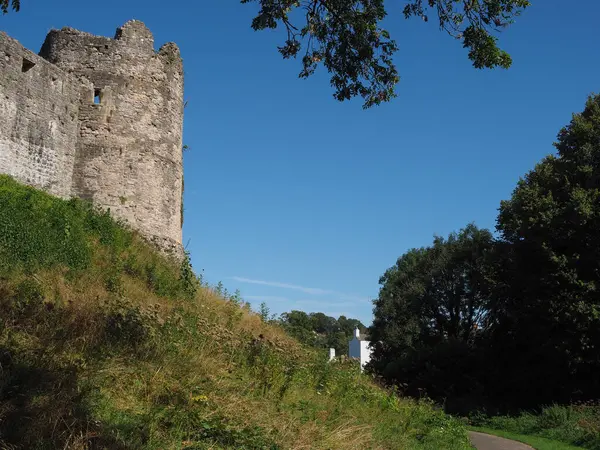 Chepstow slottsruiner i Chepstow — Stockfoto