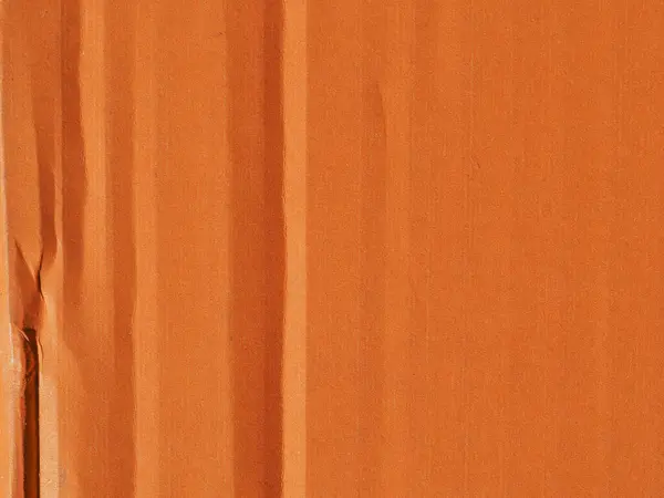 Fondo de textura de cartón ondulado naranja — Foto de Stock