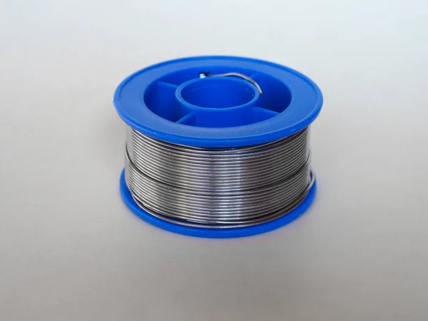 Solder wire spool — Stock Photo, Image