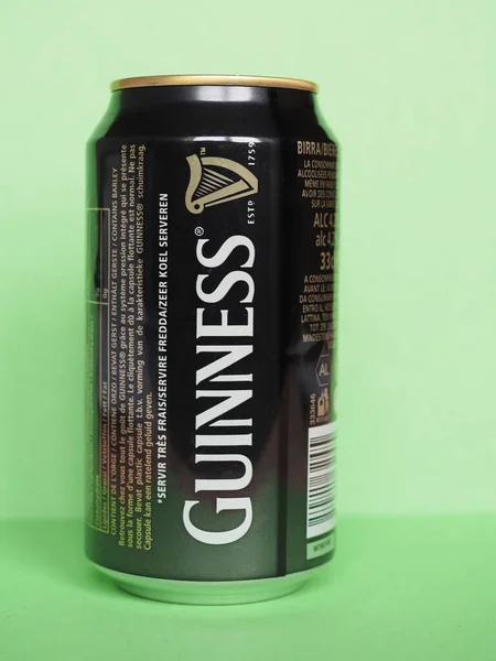 DUBLIN - NOV 2019: Guinness beer can — Stock Photo, Image