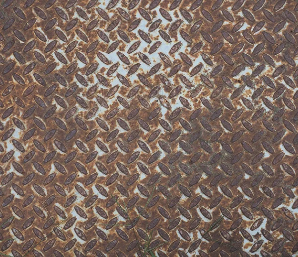 茶色の錆鋼のテクスチャ背景 — ストック写真