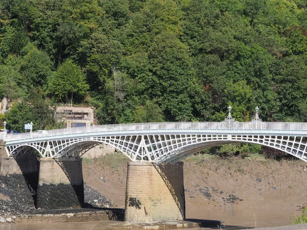 Régi Wye Bridge a Chepstow — Stock Fotó