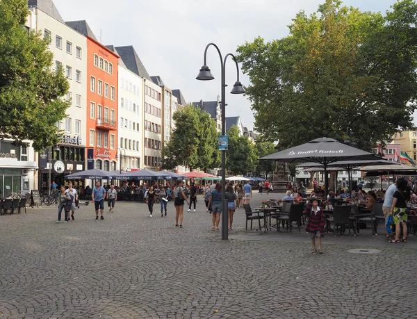 Alter Markt (gamla marknaden) torget i Altstadt (gamla stan) i Ko — Stockfoto