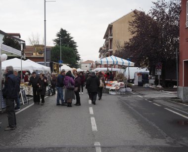 Settimo Torinese 'deki Fera dij coj (lahana panayırı)