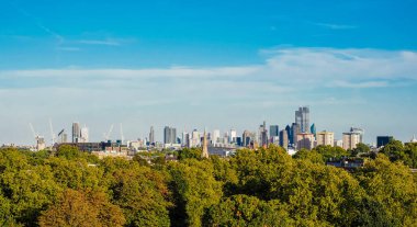 Londra ufuk çizgisinin görünümü