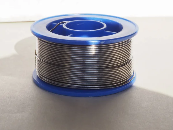 Solder wire spool — Stock Photo, Image