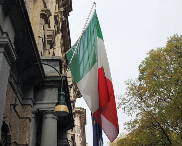 Italienische Flagge — Stockfoto