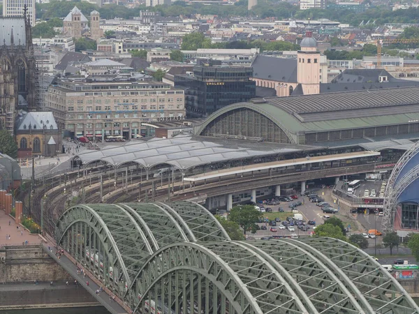 Hauptbahnhof (Estación central) en Koeln — Foto de Stock
