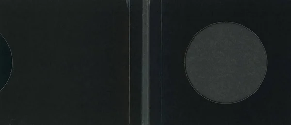 Šedá černá šedá lepenka cd pouzdro pozadí — Stock fotografie