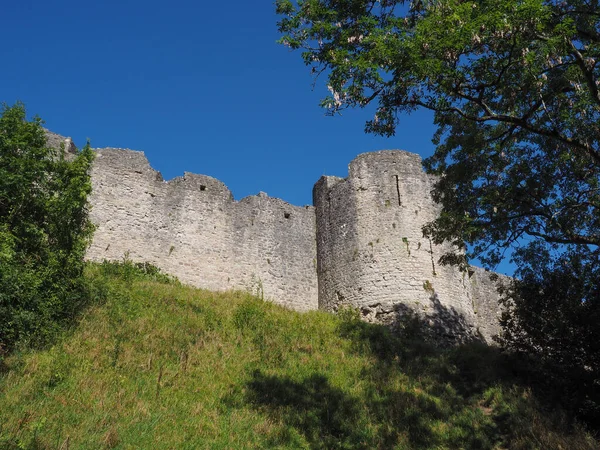 Burgruine Tschepstow in Tschepstow — Stockfoto