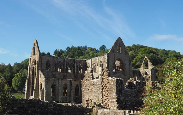 Abadía de Tintern (Abaty Tyndyrn) en Tintern — Foto de Stock