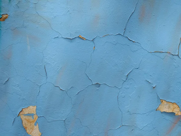 Grunge blue plaster wall background — Stock Photo, Image