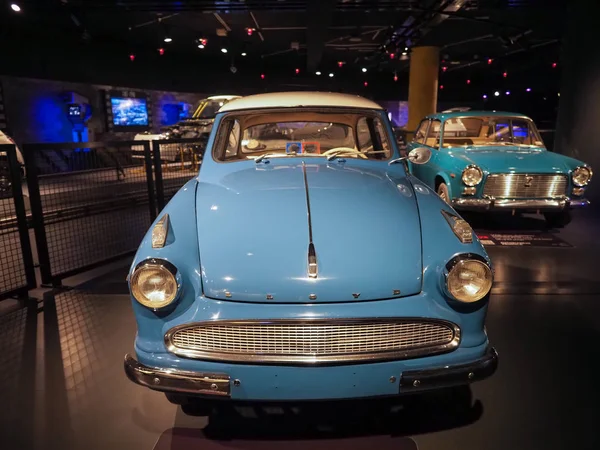 Oldtimer lloyd alexander ts 1958 auto im turin car museum in turin — Stockfoto