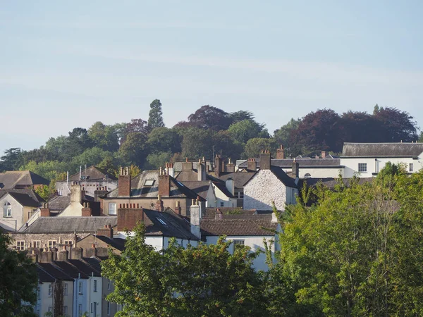 Typisch Brits stadsdaklandschap — Stockfoto