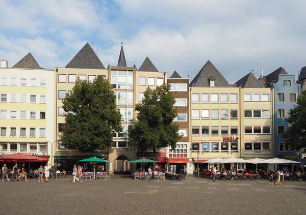 Alter Markt (eski pazar) Meydanı, Ko 'daki Altstadt (eski kasaba) — Stok fotoğraf