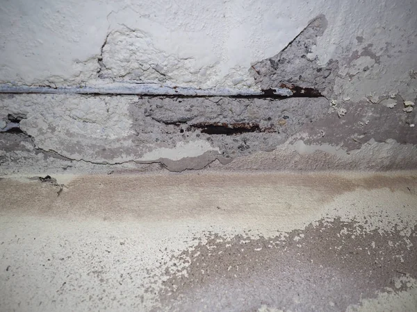 Tondini di cemento armato danneggiati — Foto Stock