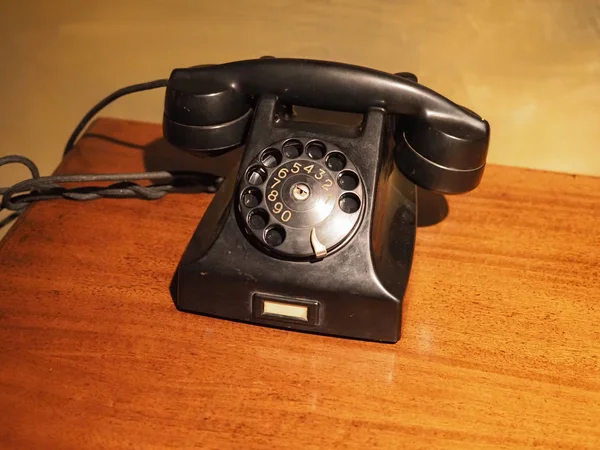 Vintage draaiknop telefoon — Stockfoto