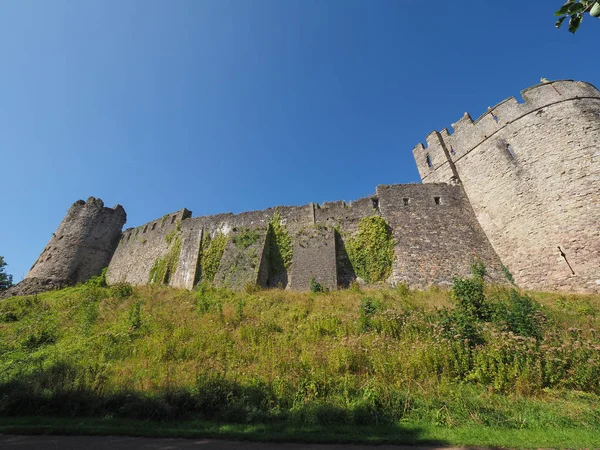 Kasteelruïne Chepstow in Chepstow — Stockfoto