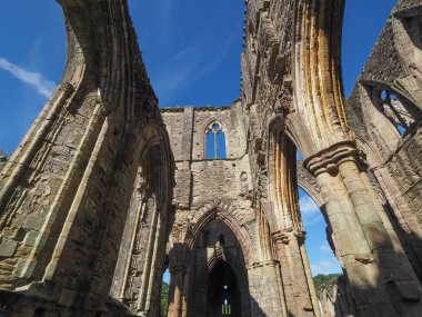 Tintern Manastırı (Abaty Tyndyrn) Tintern içinde