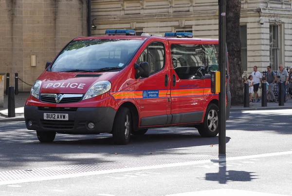 Van policji w Londynie — Zdjęcie stockowe