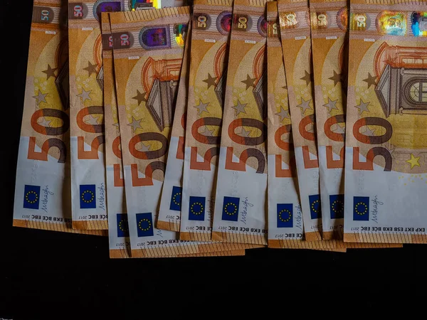 Euro-bankjegyek, Európai Unió — Stock Fotó