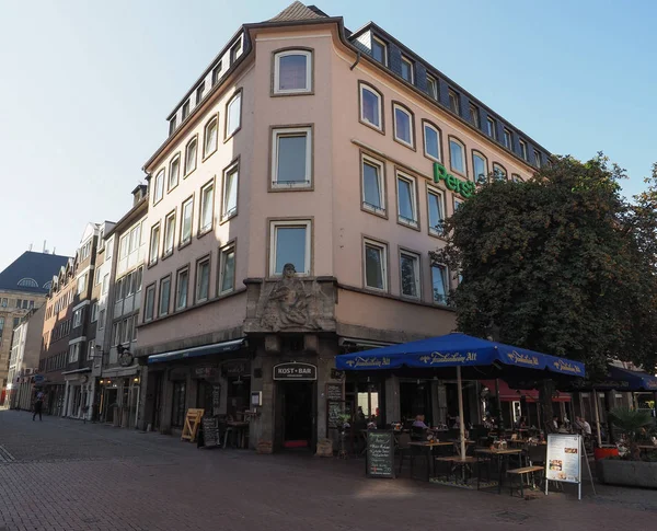 Blick auf die Altstadt in Düsseldorf — Stockfoto