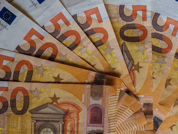 Euro-bankjegyek, Európai Unió — Stock Fotó