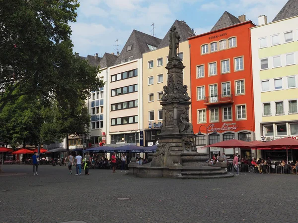 Alter Markt (régi piac) tér Altstadt (régi város) Ko — Stock Fotó