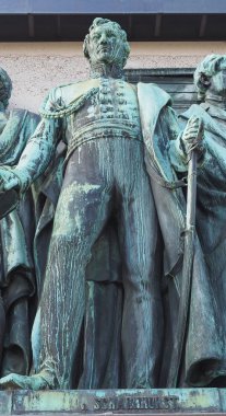 Kral Friedrich Wilhelm II. Anıt Koeln 'de.