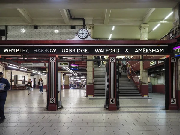 Baker Street tube station in London — Stock Photo, Image