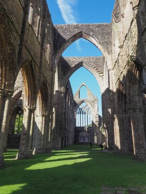 Tintern Manastırı (Abaty Tyndyrn) Tintern içinde