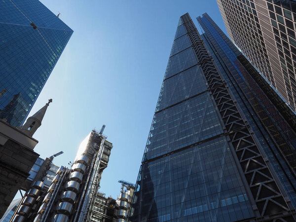LONDON, UK - CIRCA SEPTEMBER 2019: Leadenhall Building skyscraper
