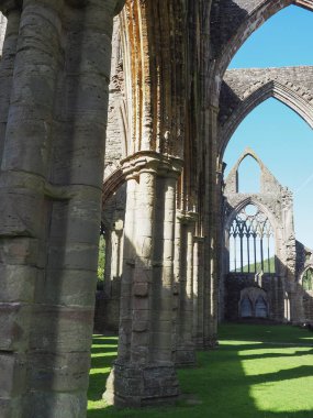 Tintern Manastırı (Abaty Tyndyrn) Tintern içinde
