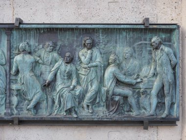 Kral Friedrich Wilhelm II. Anıt Koeln 'de.