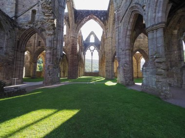 Tintern Manastırı (Abaty Tyndyrn) Tintern içinde