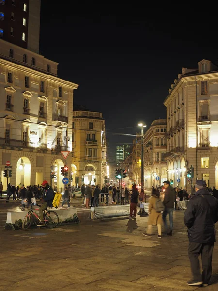 トリノの広場Castello広場 — ストック写真