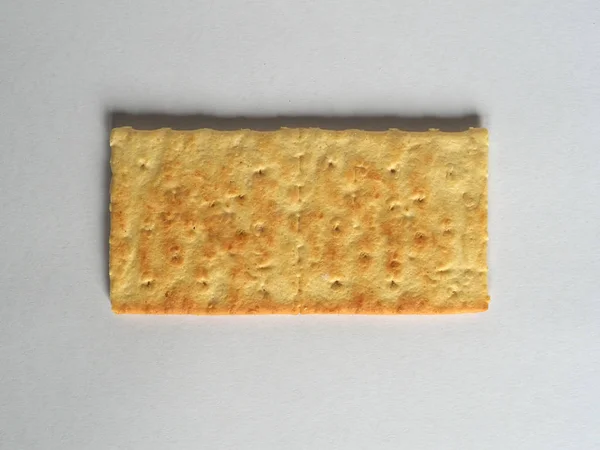 Gezouten cracker biscuit — Stockfoto