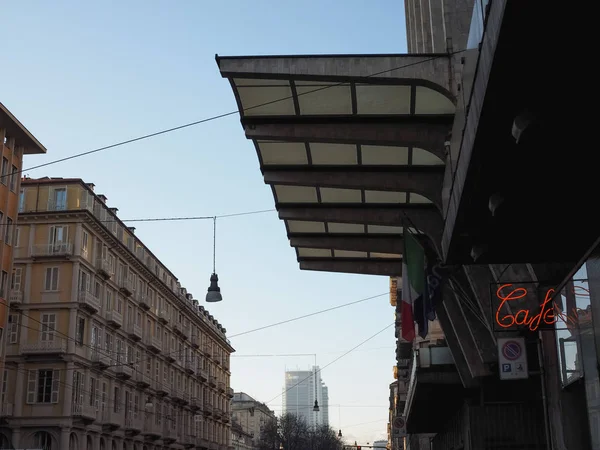 Intesa San Paolo wolkenkrabber in Turijn — Stockfoto