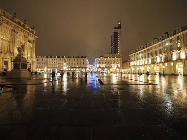 Piazza Castello square in Turin — Stock Photo, Image