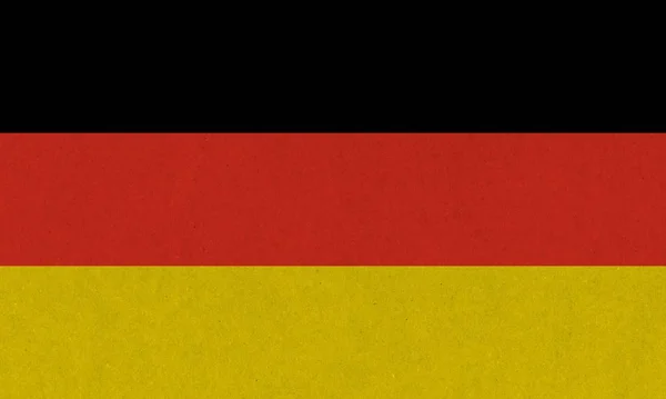 Német zászló Németország — Stock Fotó